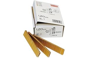 FISCHER DAREX Agrafes galvanisées de type L (20) - Long. mm : 20