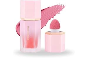 AMBIZION Maquillaje Colorete Liquido, Colorete en Crema, Beauty Cream, Contorno Maquillaje, Maquillaje Mujer, Larga Duracion, Resistente al Agua, A Prueba de Manchas, Tinte Piel Cara, Iluminador (09, 5 gramos)