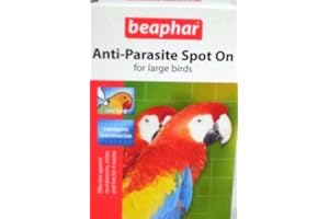 Beaph-ar BEAPHAR ANTI-PARASITE SPOT ON for Small Medium Large Caged Birds Bird Spot On (Large Bird)