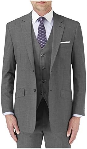 SKOPES Wool Rich Darwin Grey Suit Jacket in Size 34 To 62, S/R/L