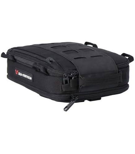 KAPPA ST106 Borsa Da Sella STRYKER 5L Per Moto Touring, Nero, Compatibile Aprilia Piaggio Kymco Gilera Yamaha