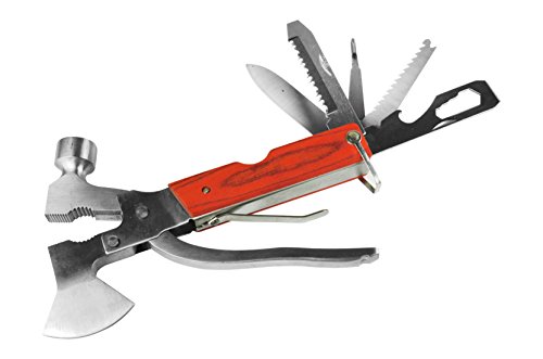 BAYLI 1 in 1 Camping Multitool Hammer Zange Beil Säge Campingwerkzeug Kombi-Werkzeug - 3