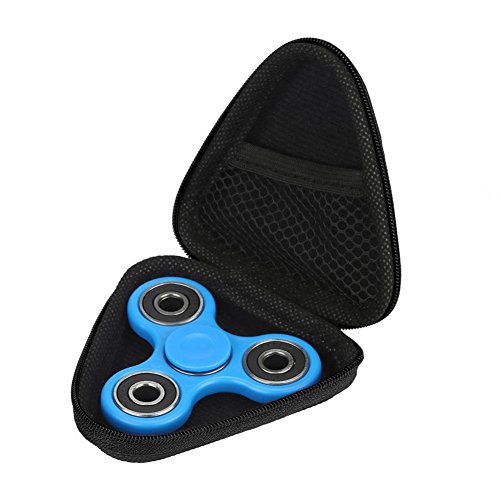 Hand Spinner Carry Bag,Omiky Box Packet of EDC Fidget Spinner Finger Toy (Black)