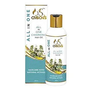 Omsons All In One Hair Oil For Hair Growth & Hair Fall Control With Redensyl (200ml)