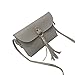 Produktbild Schultertasche Damen, Sunday Mode in der Lage Tasche Vintage Handtasche Kleine Mini Messenger Tassel 17CM (17CM, Grau)