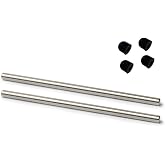 Be In Your Mind 2-Pack Hot Tub Impeller Pump Shaft – Stainless Steel Rod 65mm X 3mm With Caps, Compatible With Intex Pure Spa (Fixes E90 Errors)