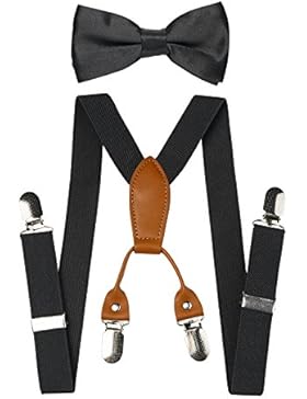 Babys Kinder Kleinkind Verstellbare Elastische Hosenträger Hosenträger und Fliege Set