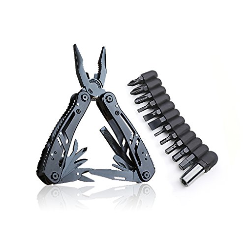 Suprent Multi-Tools Schwarz Nylon Hülle Multifunktionswerkzeuge