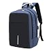 Produktbild Unisex-Reise-Laptop-Rucksack-Computer-Tasche für 15,6 Zoll Laptop Business Anti-Theft-Rucksack wasserdicht Schultasche mit USB-Ladeanschluss,Blue