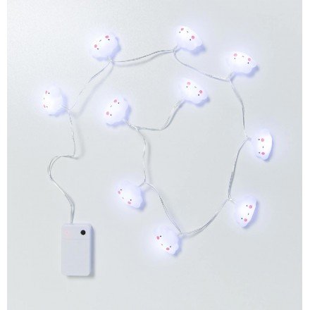 A Lovely Little Company – String lights Clouds- Lichterkette – Cloud, Wolke, Woken – 1,1 Meter lang - 3