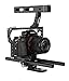 Produktbild Kamera Käfig, AOLVO Kamera Rig Ruten Film Film Kamera, Rig Video Cage Kit mit Griff für Sony A7 A7S a7sii A7R a7rii a7II A6000 A6300 A6500 Panasonic GH4 GH3 Kameras, Mikrofon Monitor LED-Flash, Follow Focus