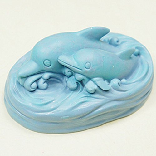 Allforhome Dolphin Familie 50331 Craft Art Silikon Seifengießen handgefertigte Seife Formen - 3