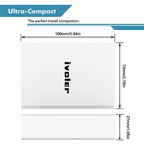iVoler Caricabatterie USB da Muro 6 Porte 60W (5V/12A Max, 2.4A Max per Porta), Caricatore USB da Tavolo 6 Porte, Alimentatore multi-porta con Tecnologia Qsmart per iPhone, iPad, Samsung Galaxy, Huawei,ASUS, LG, HTC, Sony,Motorola,Tablet, Smartphone e gli altri dispositivi USB. [Incluso un Cavo iPhone (1m) & Cavo Micro USB (1m)] (Bianco)