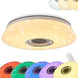 DECKENSPOT: Dieser LED Deckenspot begeistert mit vielen kleinen verspielten Features. Auch ausgeschaltet macht die Deckenleuchte durch ihr schlichtes, rundes Design einen hochwertigen Eindruck.