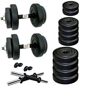 Bodyfit Total Gym Adjustable Dumbbells 10 Kg Pack