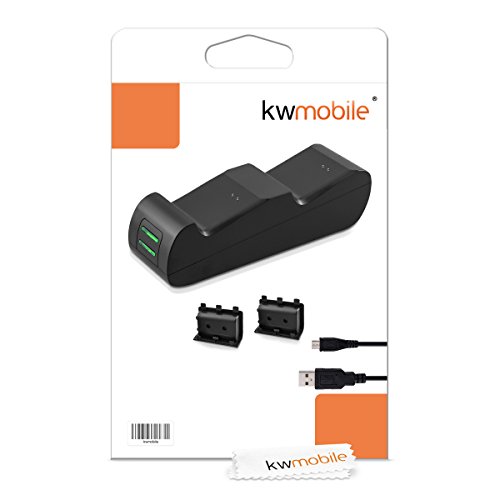 kwmobile Dual Dockingstation für Xbox One Controller inklusive Akkus - 7
