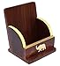 ITOS365 Wooden Mobile Stand Holder Handmade from Wood and Brass Showpiece - 1 Compartments Table Top /Mobile Holder RS.199.00