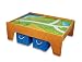 Produktbild small foot 2232 Spieltisch aus Holz, mit Textiloberfläche, inkl. zwei Boxen aus Textil für mehr Stauraum, ab 3 Jahren