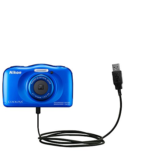Un C  ble USB Charge HotSync Lisse Pour le Nikon Coolpix S33     Vous Pouvez Recharger Votre Appareil et Synchroniser vos Donn  es Avec le M  me C  ble