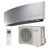 Klimaanlage Pumpe hat Wärme umkehrbar, Inverter-Typ A + + +, DAIKIN ftxj35ms + rxj35 m Serie emura 4 - R 32 + WiFi, Kit Klimagerät Wand mono-split Inverter wendbar 4 kW. Farbe Silber, Energieeffizienz-Klasse (EEI-Klasse): A + + +, Klimagerät verkauft mit WLAN-Modul., kostenloser Versand