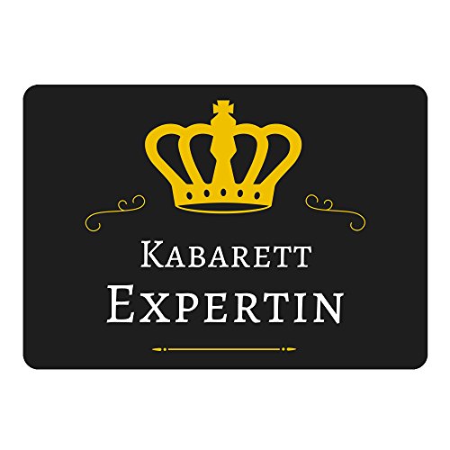 Preisvergleich Produktbild Mousepad Kabarett Expertin schwarz