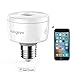 Price comparison product image Koogeek Wi-Fi Smart Socket E27 Light Bulb Adapter Works with Apple HomeKit ( Siri Voice Control, Home App, Schedules Timers, Remote Control, Monitor Power Consumption )
