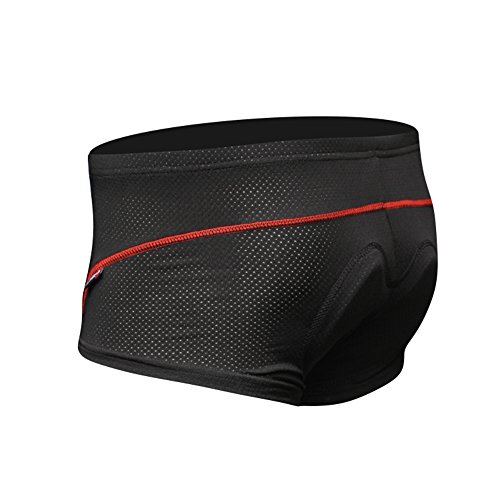 Lixada Männer Farrad Unterwäsche atmungsaktive Schwamm Pad MTB Cycling Underwear Pants für Outdoor Sport Radsport - 8