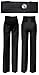 Elegant classic formal smart tailored maternity trousers Over Bump 1011A (14 / L33", Anthracite Black)