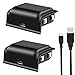 Produktbild Ocamo für Dobe Xbox One Akku Pack 2 1200 mAh Akku Ladegerät für Xbox One/One S/One X/One Elite Controller mit USB Ladekabel 2pcs
