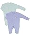 Nursery Time Twin Pack Baby Boys Sleepsuits - NB / 56 cm / 4.5 kg