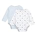 J By Jasper Conran Kids Pack Of Two Babies Pale Blue Train Body Suits 0-3 Months