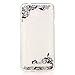 Price comparison product image Huawei Y3 II Case, MUTOUREN Henna Mandala Floral Designer Hard Shell Case [Clear Back Cover, Slim Fit, TPU Border] Flowers Printed Thin Cute Design Vintage Retro Style for Girly Girls Women Huawei Y3 II (Lace Ice Flower)