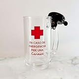 Jarra de cerveza para emergencias