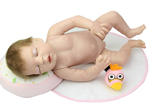 Hair Rooted Realistic Reborn Doll Full Body Siliocne Vinyl 22