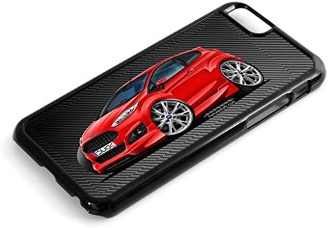 WickedArtz Cartoon Car Ford Fiesta MK7 Zetec S 2014+ iPhone 7/7s Case/Cover (Red)