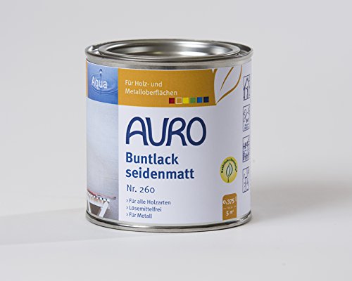 Auro Buntlack, seidenmatt (0,375 Liter, schwarz)