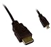 Produktbild CDL Micro Mikro-HDMI-Kabel, 1080p, HDMI Typ D auf HDMI Typ A, für Smartphone, 3D-TV, 3 m