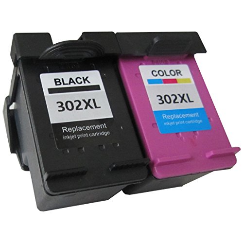 2 Pack komp. XL Druckerpatronen Ersatz für HP ENVY 4520 , HP Officejet 3830 3831 4650 , HP Deskjet 1110 2130 3630 3636 hohe Füllmenge 1 x Schwarz 1 x Color