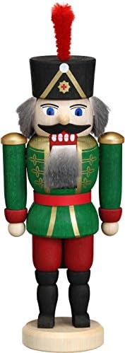 Nutcracker figure christmas advent smaller Nutcracker King blue wooden Erzgebirge wooden art handmade 12 cm