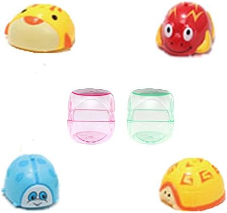 Ymiss 4pcs Funny Relax Cartoon Inertia Top Toys for Kids and Adults