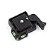 Produktbild XILETU Zwei-Wege-Level-Stativ Schnell-Adapter mit zwei Doppel-Versicherung-Taste Quick Release Adapter für alle DSLR-Kamera