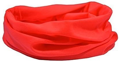 RuffnekFLUORESCENT HI VIS PINK Neckwarmer Multifuntional Headwear, Snood Tube Scarf - for Men, Women & Children - One Size