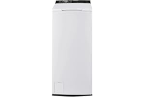 Hyundai Lavadora 8 Kg Carga Superior Blanco HLCS8300AI. 1900W, 1300rpm, 16 Programas, Función Stop&Go, Clase de Eficiencia Energética A