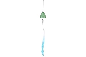 AUNMAS Japonais Carillon Furin Style Héro?Que Belle Sonore Pin Fer Forgé Cloche pour Jardin Terrasse Balcon Extérieur Décoration Intérieure