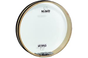 ‎MEINL PERCUSSION Nino Percussion Sea Drum Instrument - Große Handtrommel für Kinder ab 5 Jahren - Durchmesser 12 Zoll (ca. 30 cm) - Siam Eiche, Natur (NINO35)