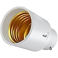 LumenEco Light Bulb Adaptor, Lamp Converter Holder (Bayonet to Edison Screw)
