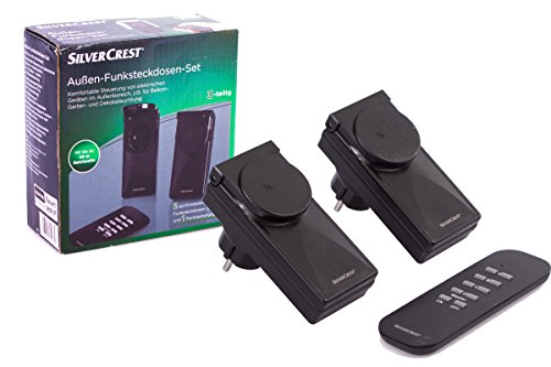 Preisvergleich Produktbild SilverCrest® Außen Funksteckdosen Set 40m Reichweite 276299