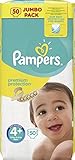 Pampers Premium Protection Größe 4+ Maxi Plus 9-18kg Jumbopack 50 Windeln