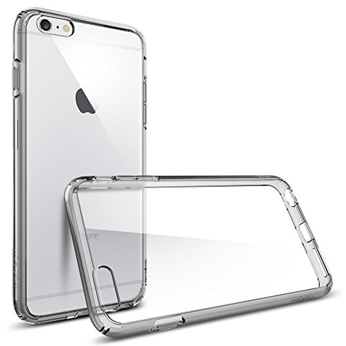Spigen SGP11645 - Funda iPhone 6s Plus  Ultra Hybrid con Tecnolog  a de Coj  n de Aire y Protecci  n H  brida   Cristal espacial