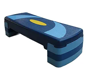 IRIS Aerobic Exercise Step Platform, Sport Adjustable Exercise Equipment Step Platform for Sports & Fitness, Adjustable Workout Fitness Stepper Exercise Platform (Large)